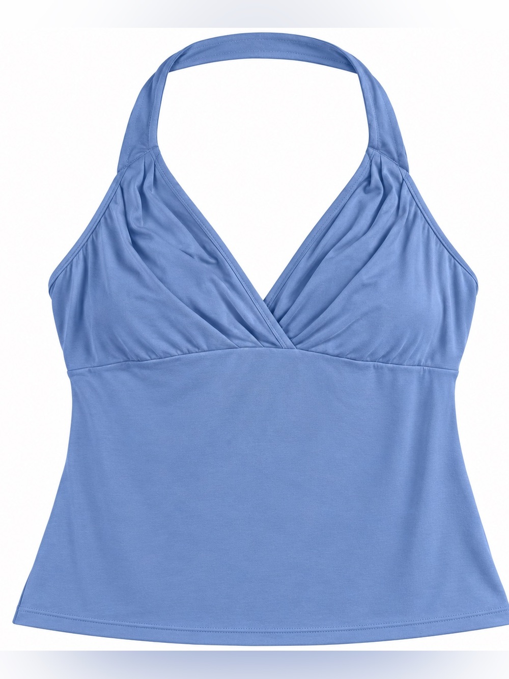 Free People Intimately L Periwinkle Blue Halter Tank Top NWT
